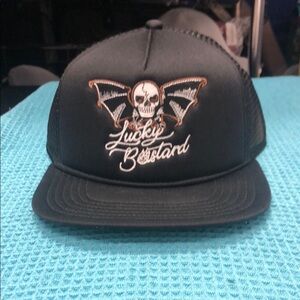 Cult of Individuality Black Hat with Skull Motif